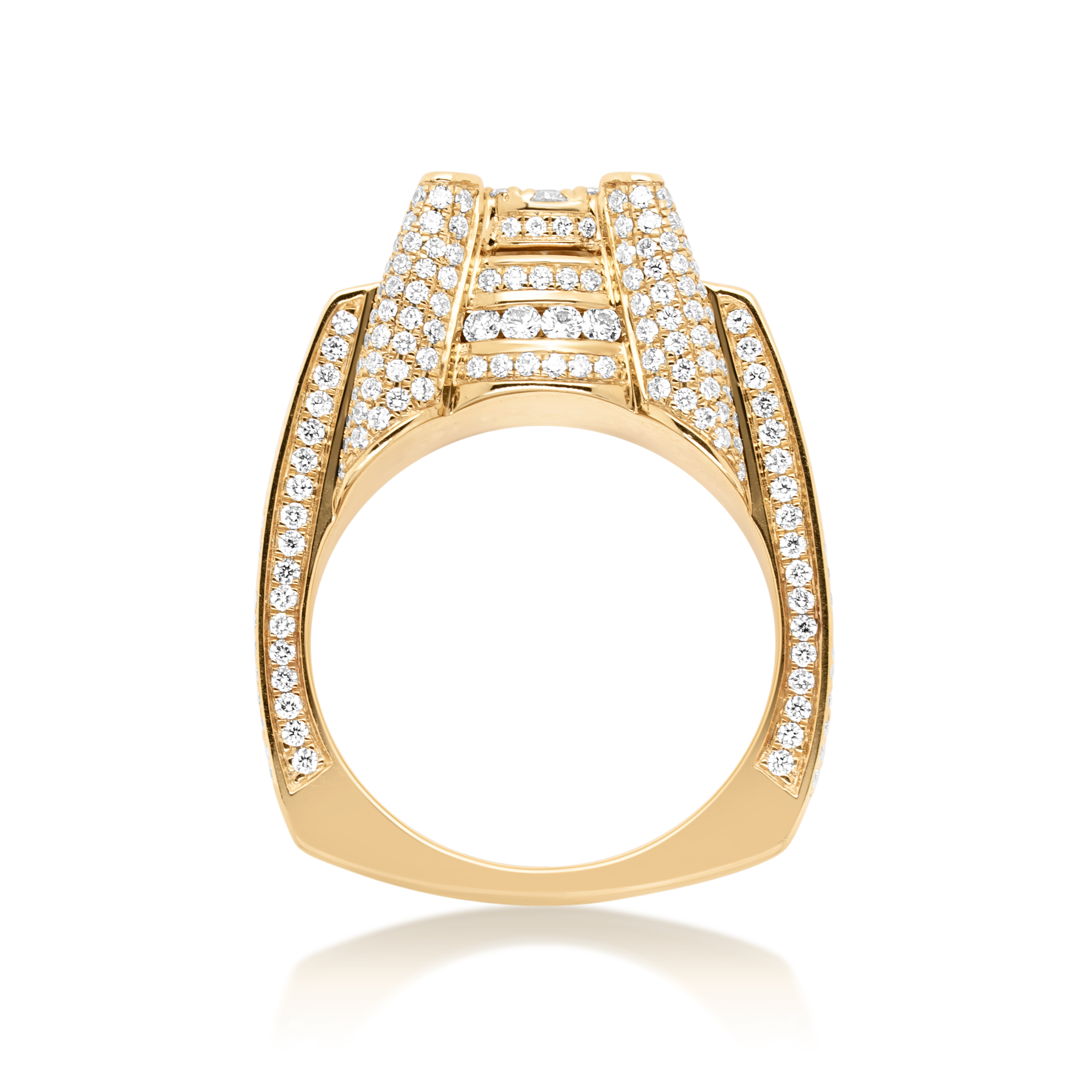 Diamond Ring 3.05 ct. 10K Yellow Gold